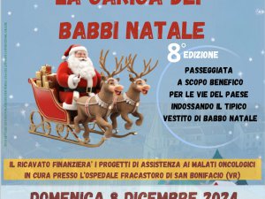 La Carica dei Babbi Natale 2024: Solidarietà e Magia a San Bonifacio 