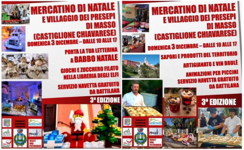 Mercatino di Natale e Villaggio dei Presepi di Masso