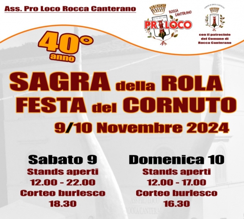 Festa del Cornuto - Sagra della Rola