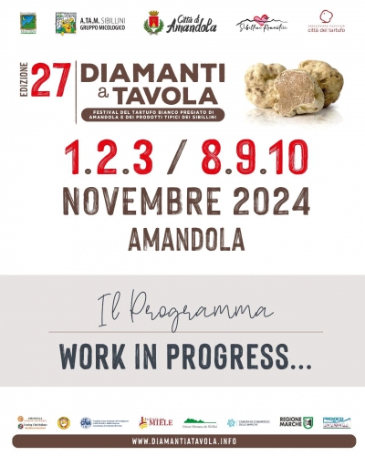 27' Edizione di DIAMANTI A TAVOLA 2024