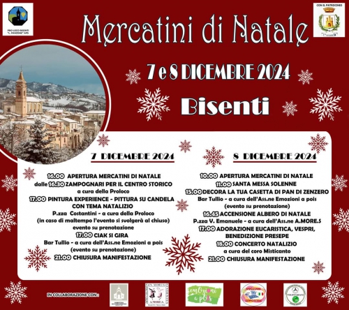 Mercatini di Natale a Bisenti: Magia e Tradizione nel Cuore d’Abruzzo