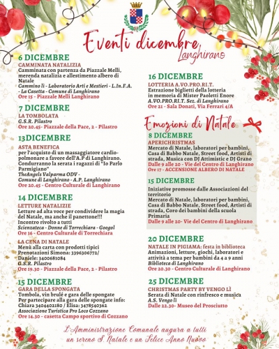 Eventi di Dicembre a Langhirano: Un Natale di Tradizioni e Magia