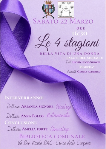 LE 4 STAGIONI DELLA VITA DI UNA DONNA