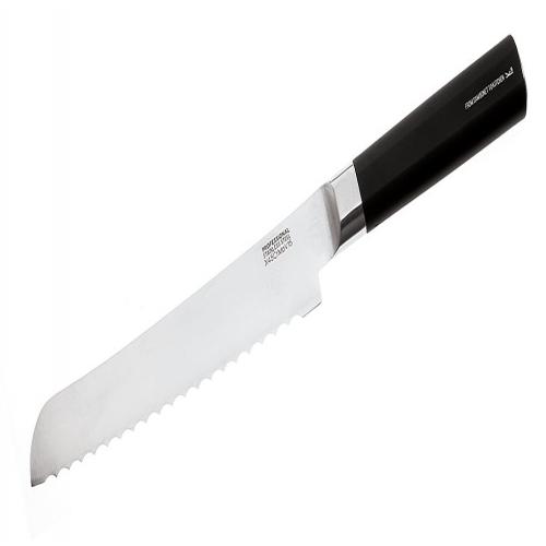  Foto Coltello per pane manico nero soft touch 20cm