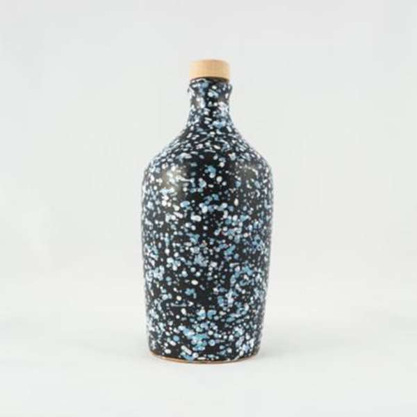  Foto Orcio di Ceramica scura Pugliese - 500 ml - blu